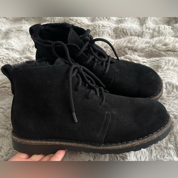 Birkenstock Uppsala Mid Shearling Suede Leather chukka boot size 39 - Picture 3 of 12